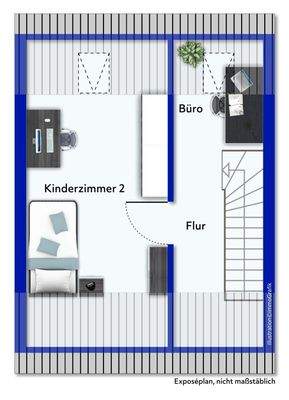 Grundriss Spitzboden