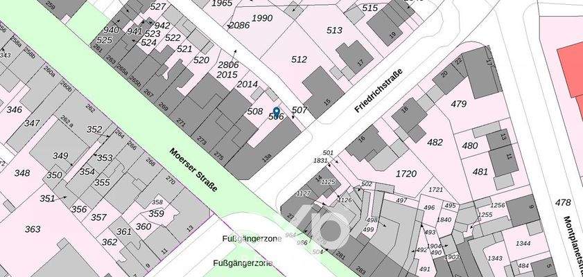 Flurkarte Friedrichstr.