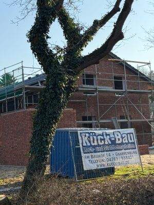 Das Doppelhaus im Bau Stand Febr. 2026