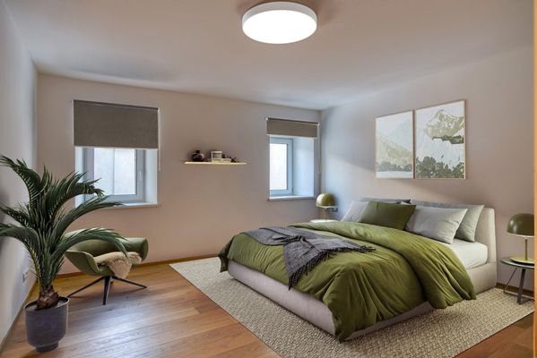 Schlafzimmer Virtual Staging