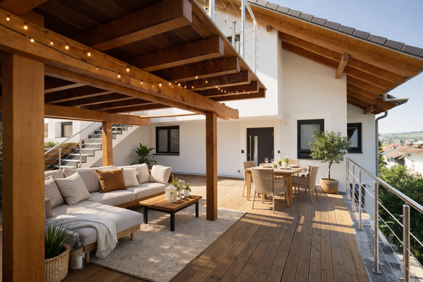 Terrasse visualisiert