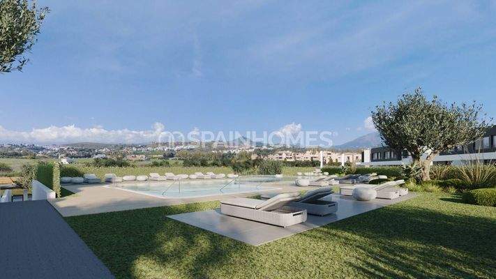 3 Bedroom Sea View Houses in Estepona Next to Golf Courses
