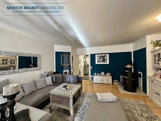 Wohnzimmer mit Schwedenofen