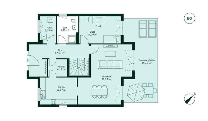 Grundriss Erdgeschoss