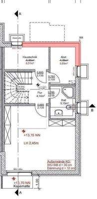 Souterrain mit Gästezimmer