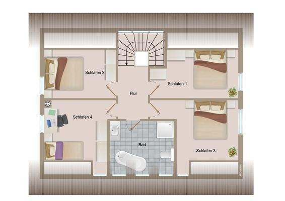 Grundriss Dachgeschoss