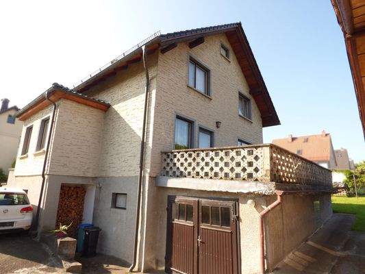 rückwärtige Ansicht