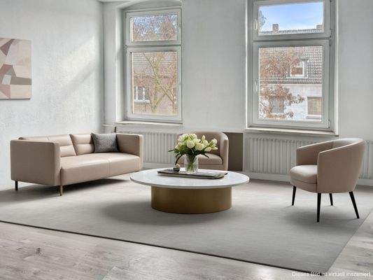 Wohnbereich virtuell möbliert