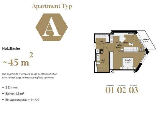 12 Apartment Typ A
