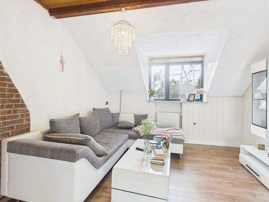 Wohnzimmer im Dachgeschoss