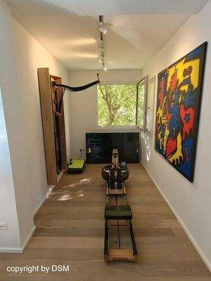 Gym-Ecke in Ankleide