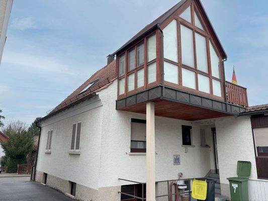 Rückansicht des Hauses