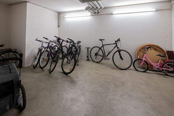 Fahrradraum im Keller