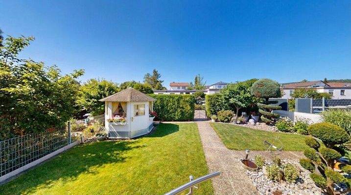 Blick auf den Garten