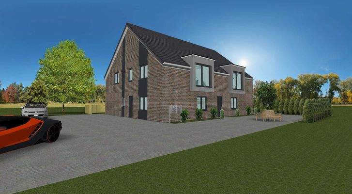 Außenansicht Einzelnes Haus 