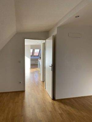 Schlafzimmer oben Innenhof