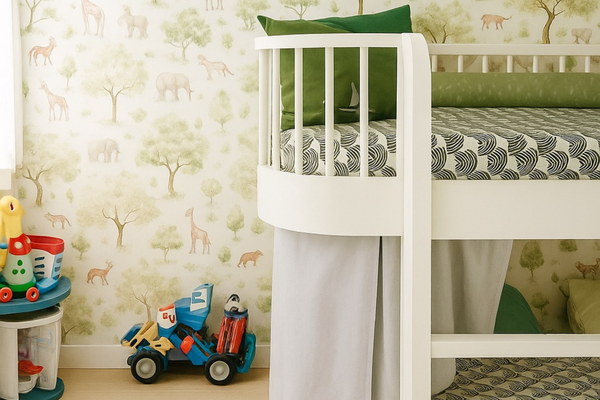 Kinderzimmer 2 (mit Design-Tapete)