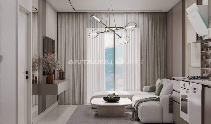 Flats in Complex with Pool in Antalya Kepez