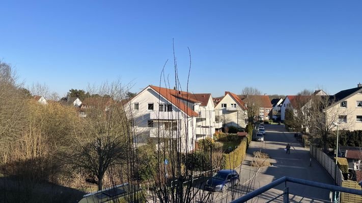 Blick vom Balkon