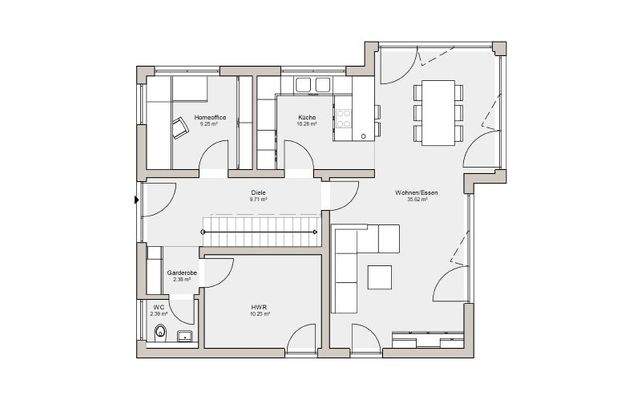 Grundriss Erdgeschoss