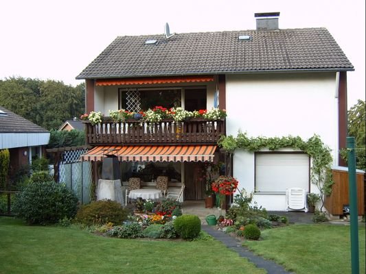Gartenansicht Sommer