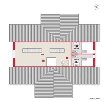 Grundriss Spitzboden