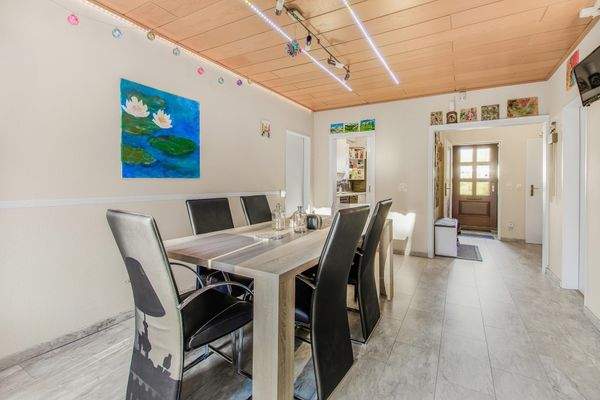 Essbereich im Erdgeschoss