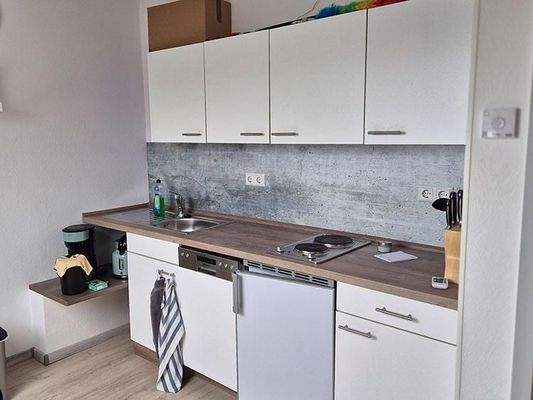 Küche im Dachgeschoss