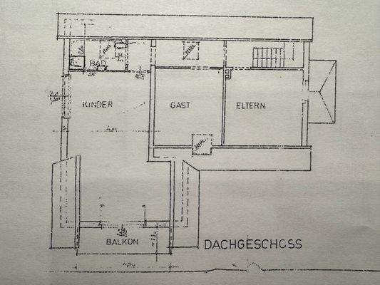 Grundriss OG Vorderhaus