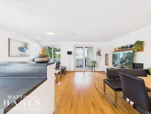 Wohnbereich mit Küche