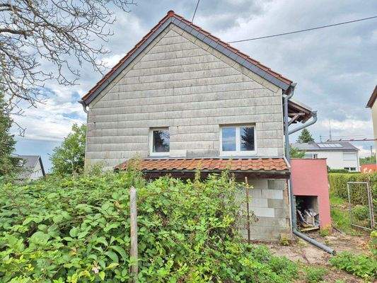 Ansicht Giebel Gartenseite