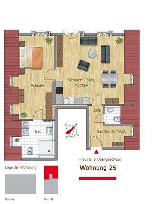 WHG 25 Grundriss Haus B