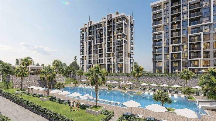 Apartments in a Complex with Rich Facilities in Alanya