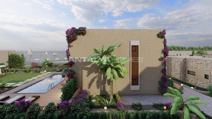 Elegant Houses in a Seaside Project in Bodrum Torba