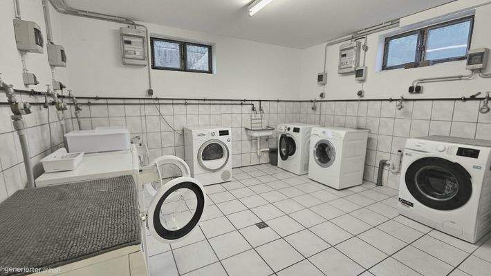 Stellplatz für Waschmaschine/Trockner