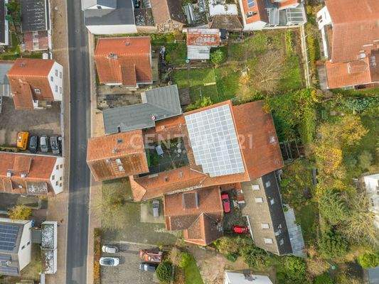 Drohnenansicht inkl. Gartenbereich