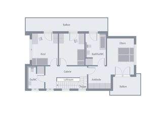 Grundriss Obergeschoss