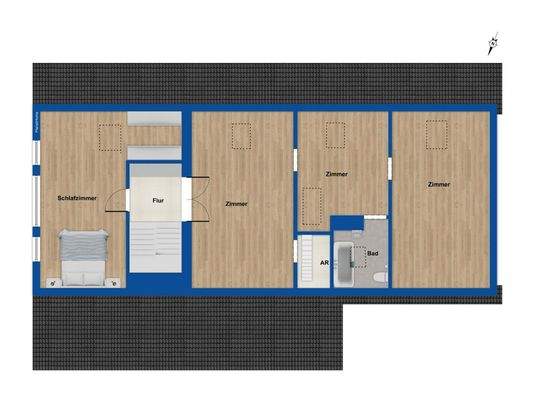 Grundriss - Dachgeschoss