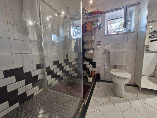 Bad mit Dusche und WC EG