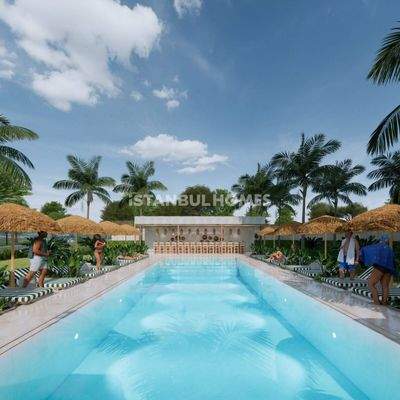 Commercial Real Estate with Pool near Metro in Istanbul Eyupsultan