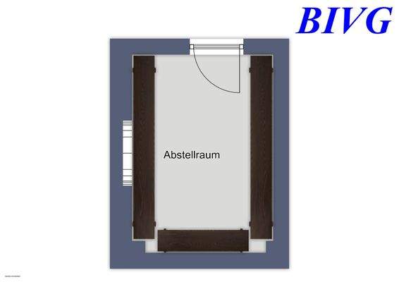 Grundriss Abstellraum