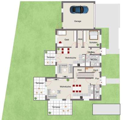 Grundriss Erdgeschoss