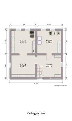 Grundriss Kellergeschoss