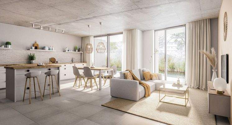 Gartenwohnung Visuallisierung