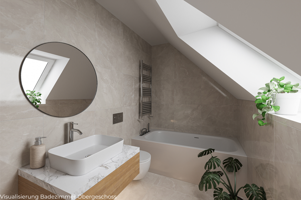 Visualisierung Badezimmer OG