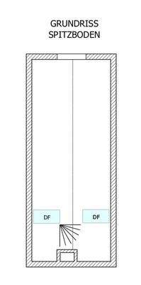 Grundriss Spitzboden