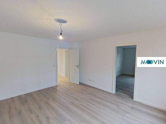 Ansicht III: Wohn- und Esszimmer