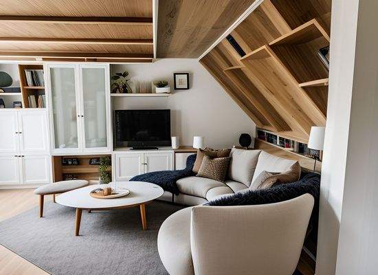 Wohnzimmer 2 OG Ausbaubeispiel