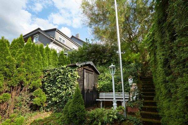 Ansicht Gartenaufgang