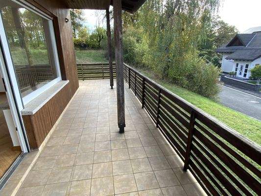 Großzügiger Balkon